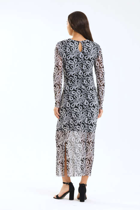 Rebecca Ladies Mesh Lined Bodycon Evening Dress (Copy)