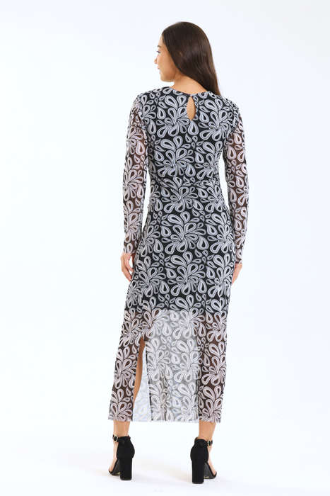Rebecca Ladies Mesh Lined Bodycon Evening Dress (Copy)