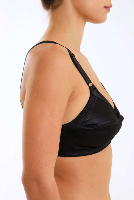 Senza® Ladies Wire Free Moulded Bra For Large Bust D-Cup