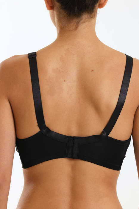 Senza® Ladies Wire Free Moulded Bra For Large Bust D-Cup