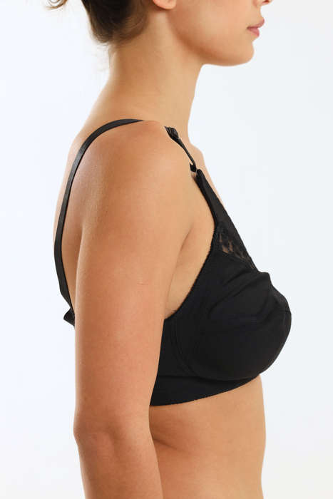 Senza® Ladies Wire Free Moulded Bra For Large Bust D-Cup