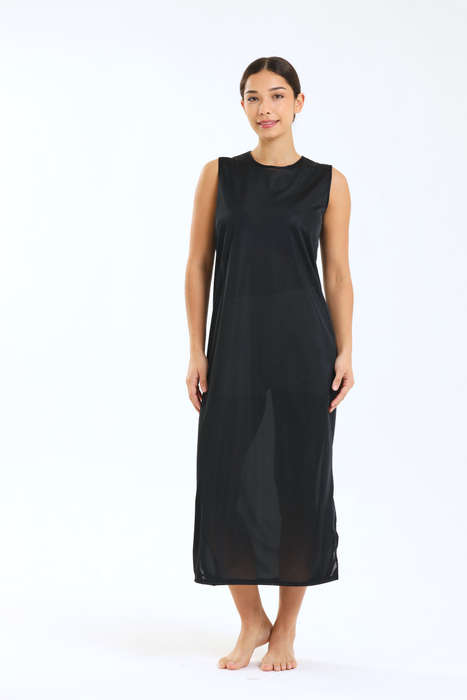 Senza® Wide Strap Full Length Slip Dress