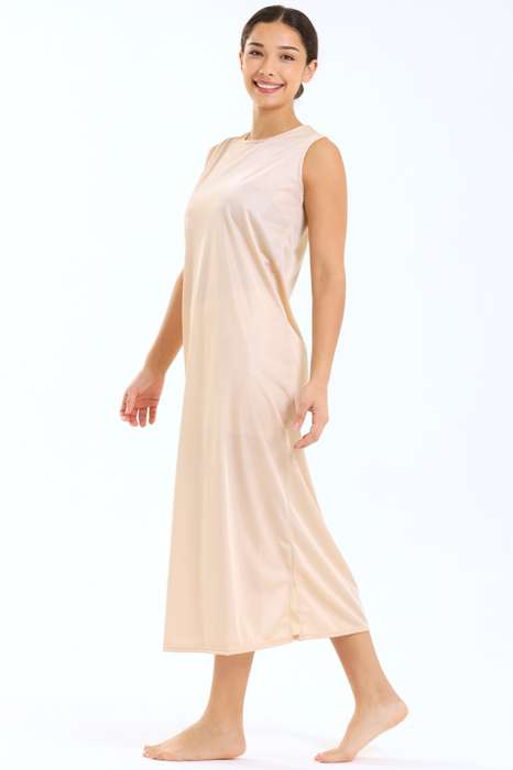 Senza® Wide Strap Full Length Slip Dress