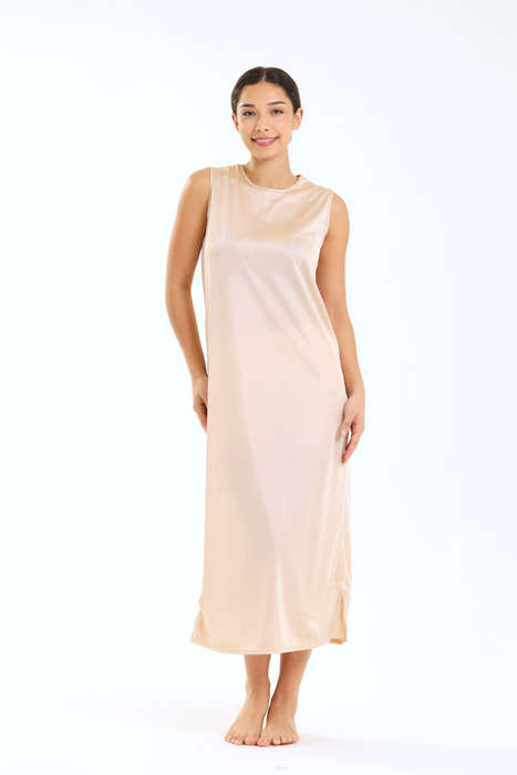Senza® Wide Strap Full Length Slip Dress