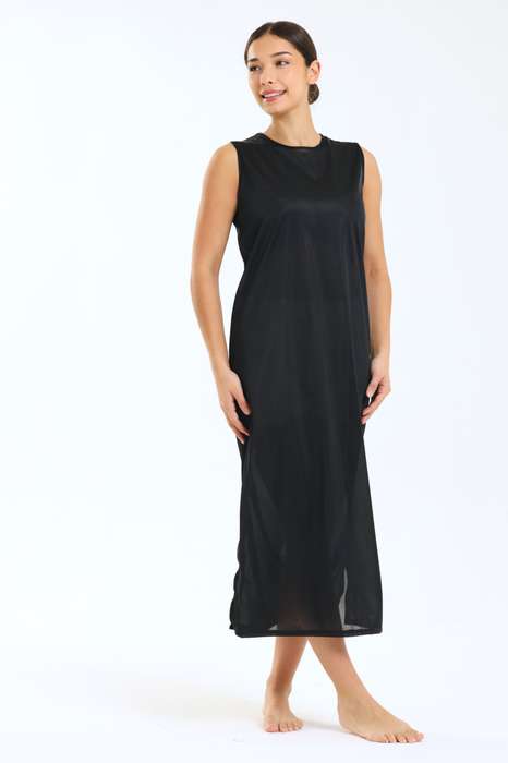 Senza® Wide Strap Full Length Slip Dress