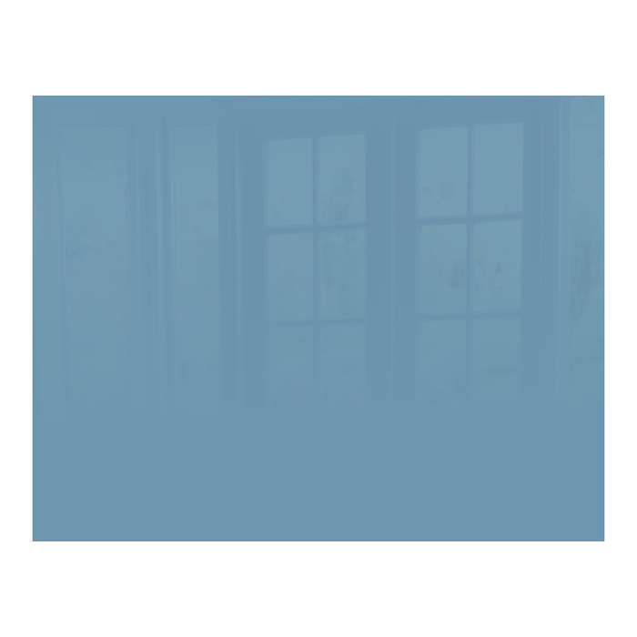 Decorative Glass Wall Tile (898 X 700 X 6mm) Pastel Blue