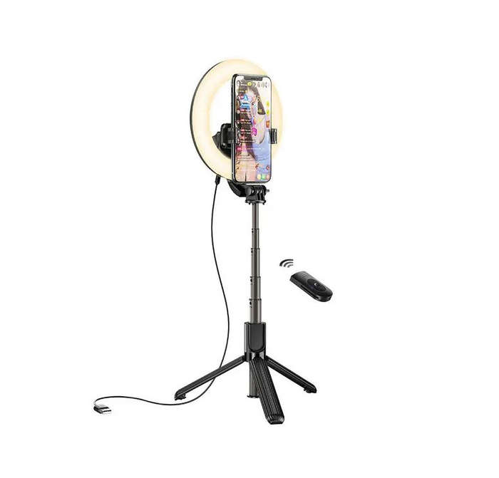 Selfie Stick-Bluetooth Tripod with LED lamp XO-SS12