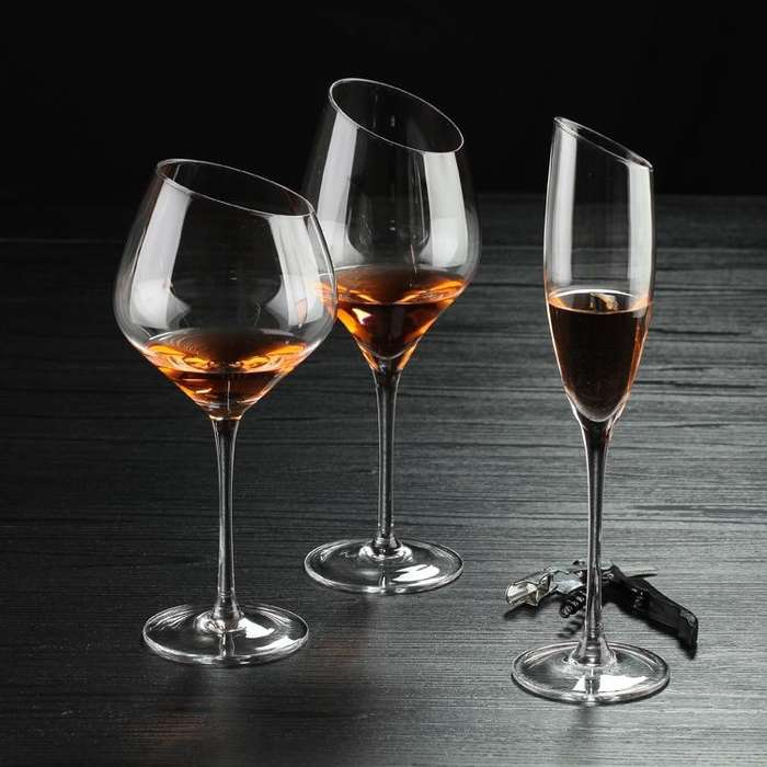 Verge Red Wine Glasses  Set Of 4