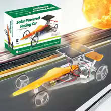 Solar Powered Racing Car Children Science DIY Production Puzzle Electric Technology Toys Mechanical