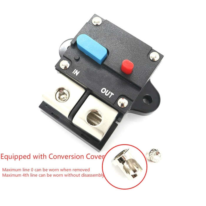 Car Audio Fuse Holder Power Insurance Automatic Switch 0GA/4GA 50/60/80/100/150/200/300A