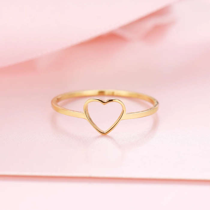 Genuine Stainless Steel Lucky-overflow Best Friend Ring Size 8 - WILL NOT FADE