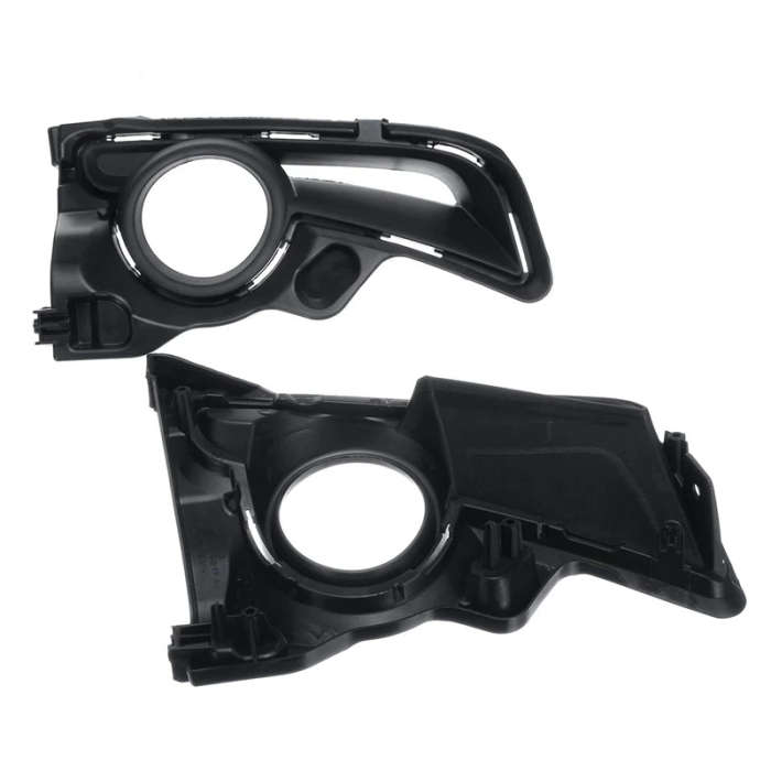 1 Pair Car Front Bumper Bezel Fog Light Lamp Cover for Toyota Highlander 2017-2019