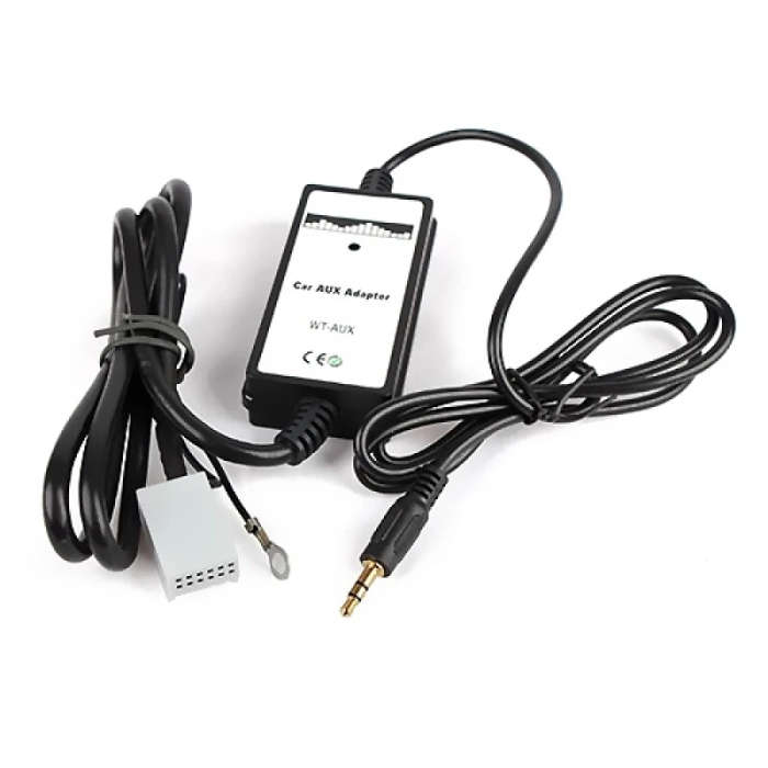Car 12 Pins AUX Audio Wiring Harness Car MP3 Audio Digital Disc Box CD Modified for VW / Audi