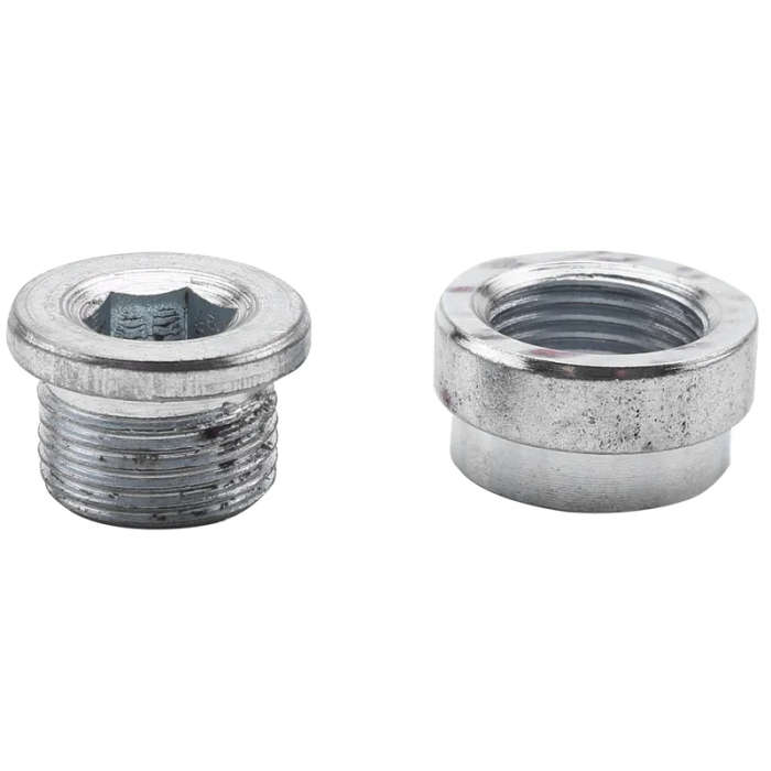 Iron M18X1.5 O2 Oxygen Sensor Stepped Mounting Bung Plugs Oxygen Sensor Fittings Weld Bung