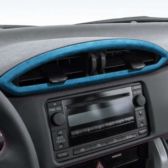 Car Suede Wrap Middle Air Outlet Cover for Subaru BRZ / Toyota 86 2013-2020 Decorate Sticker
