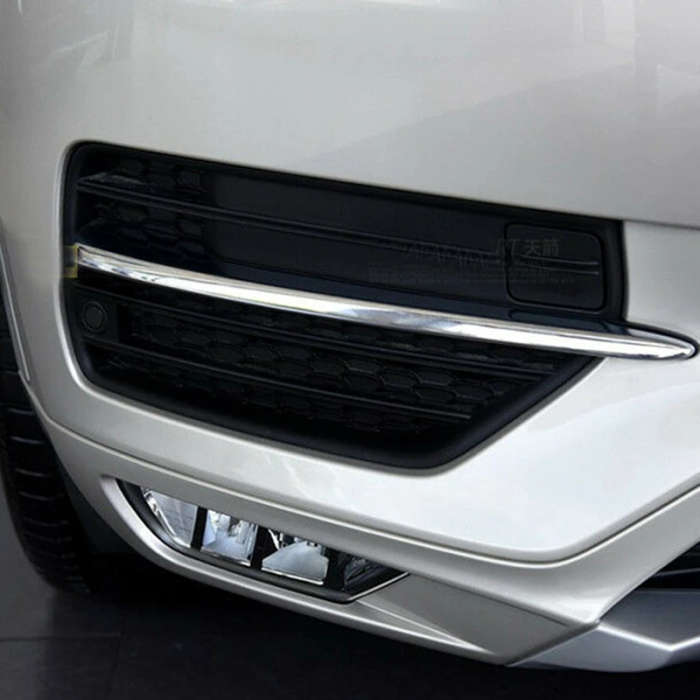 Car Front Bumper Fog Light Eyelid Molding Cover Strip Trim for VOLVO XC90 2016-2020