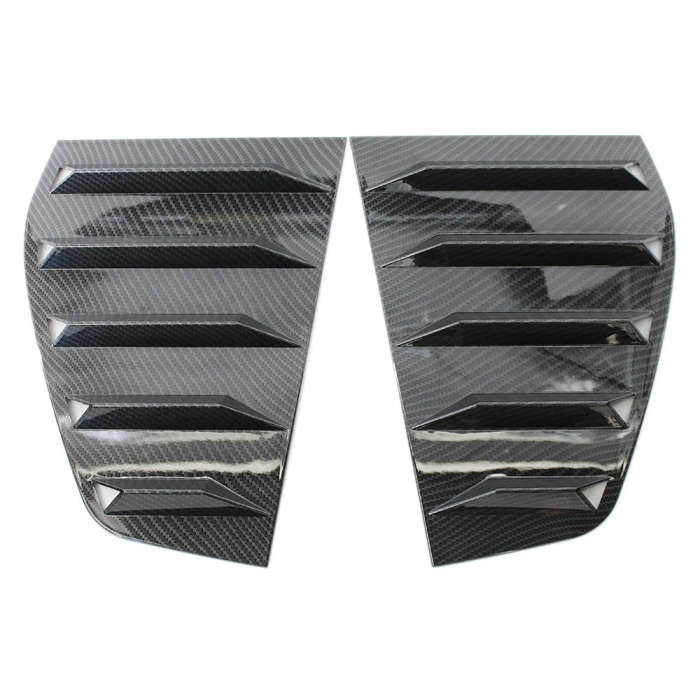 Carbon Look Window Louver Rear Side Vent Cover for GOLF 6 MK6 R 2010-2014