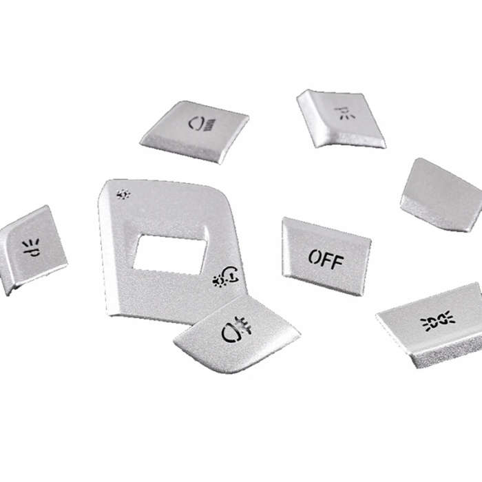 Aluminum Alloy Headlight Switch Button Sticker Decoration Cover Trim Patch for Toyota GR Supra A90