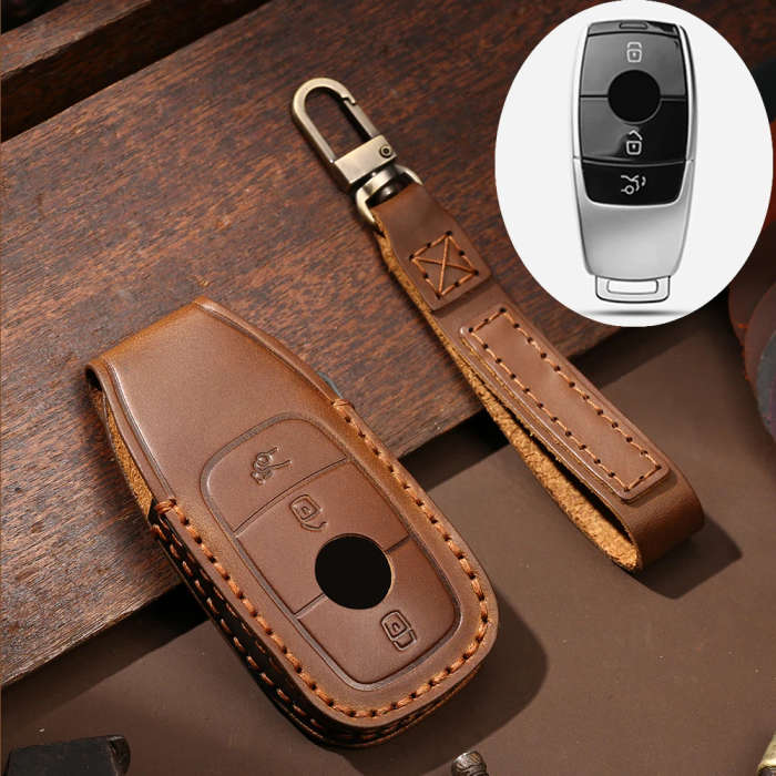Car Key Cover For Mercedes Benz W203 W210 W211 W124 W202 W204 W212 W176 AMG 2017 E Class W213