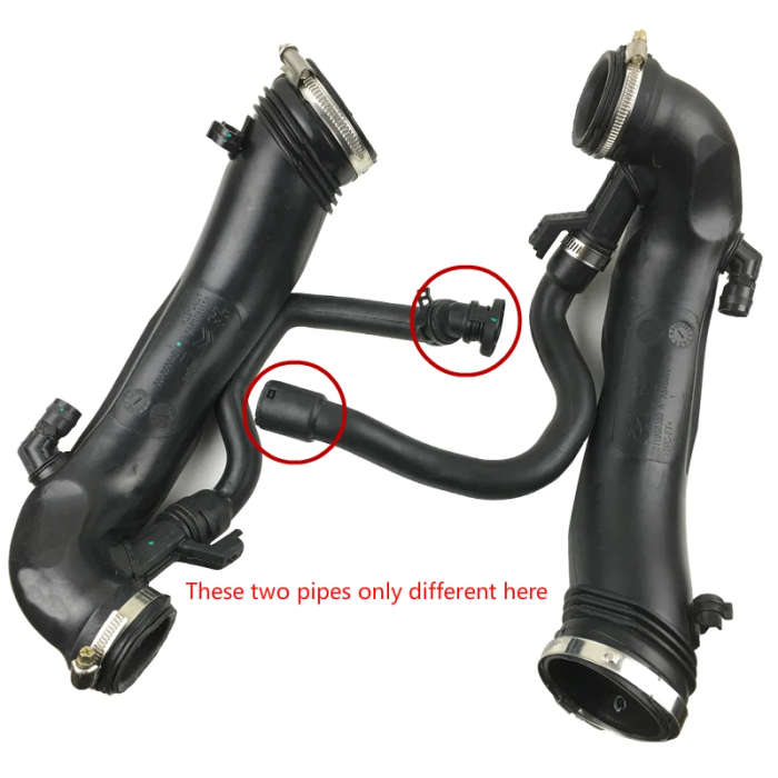 Turbocharger Air Pipe With Valve V763382280 For Peugeot 3008 408 508 1.6T Citroen C4L C5 DS