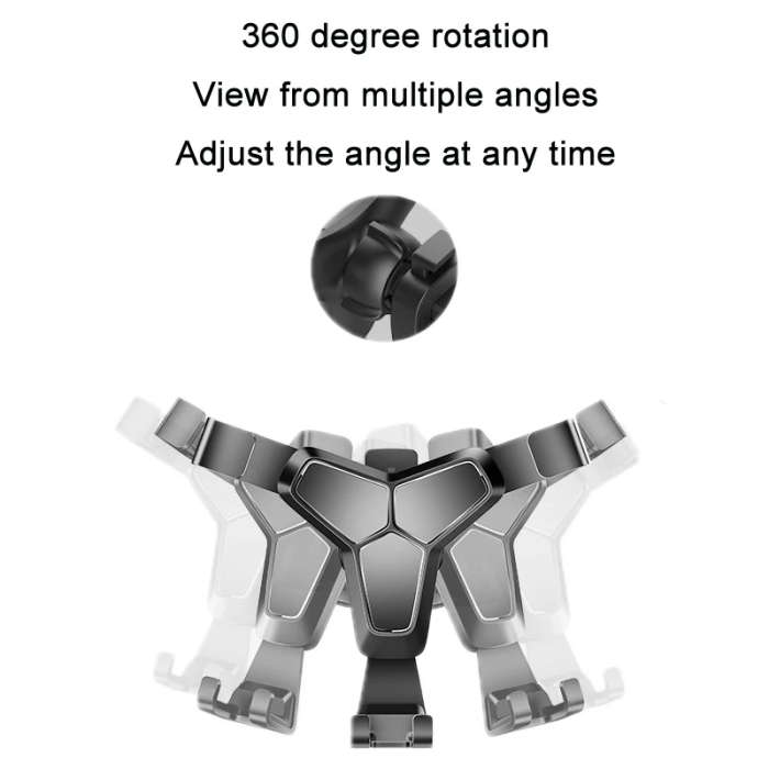 2 PCS Car Mobile Phone Navigation Gravity Bracket, For 4-7 Inch Phone