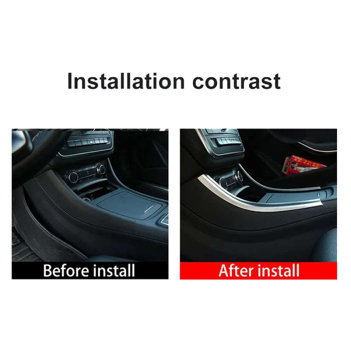 Car Center Console Side Frame Cover for Mercedes-Benz A-Class W176 CLA C117 GLA X156 A180