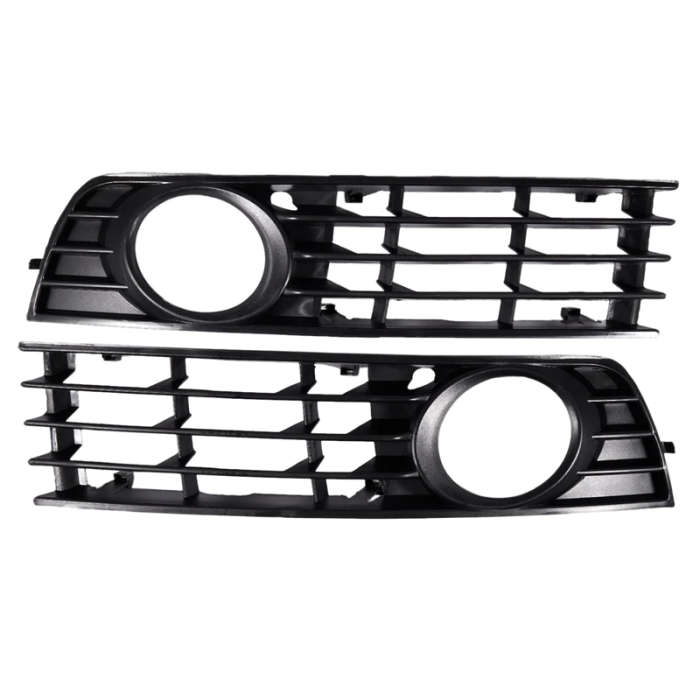 1 pair Fog Light Grille Front Lower Left Right Grid Grille for A4 B6 Sedan 02-05