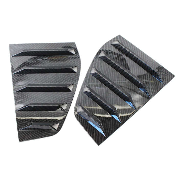 Carbon Look Window Louver Rear Side Vent Cover for GOLF 6 MK6 R 2010-2014