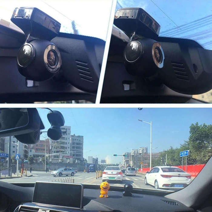 170 Degrees Car Driving Recorder Navigation Hidden Android WiFi USB Version