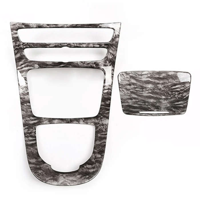 2Pcs Console Gear Panel Frame Console Gear Shift Panel Cover Trim for Mercedes Benz E-Class W213