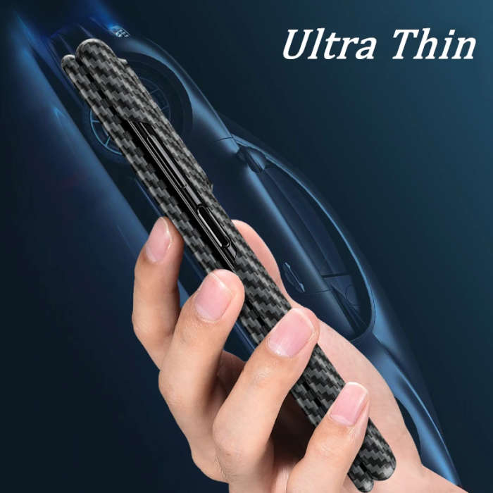 Luxury Pure Carbon Fiber Case for Samsung Galaxy Z Fold 3 Ultra-thin Aramid Fiber Fold 3 P