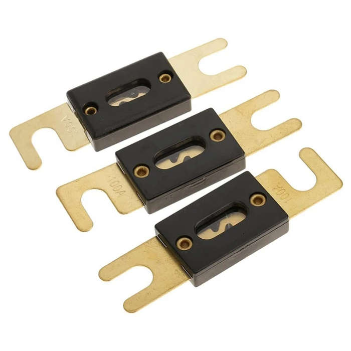 Suitable for Car and Marine Audio 12V 2 Way Relay Fuses Box Bracket with 8 Fuses