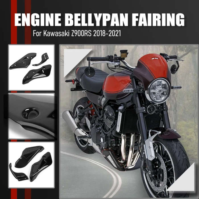 Motorcycle Belly Pan Lower Fairing Chassis Engine Guard Cover Protector for Kawasaki Z900RS