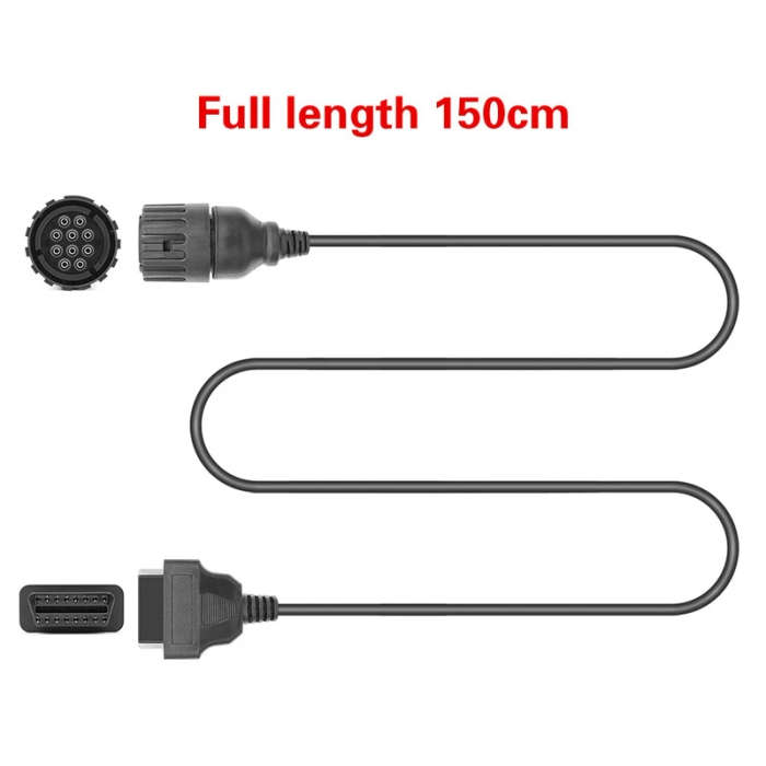 for ICOM D Cable Motorcycles 10 Pin Adaptor 10Pin to 16Pin OBD2 OBDII Diagnostic Cable