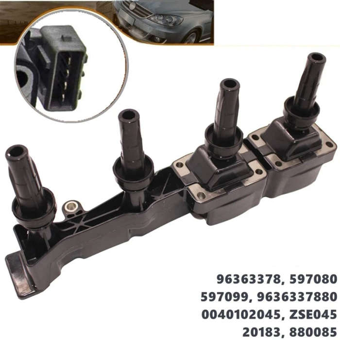 Car Ignition Coil for Peugeot 206 207 307 308 Partner Citroen Berlingo C2 C3 XSARA 1.6L 2000