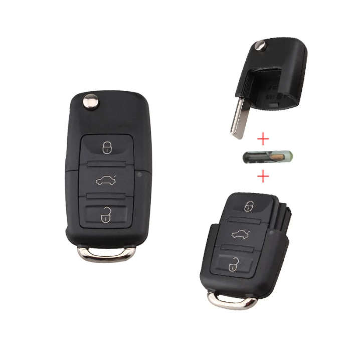 3 Buttons Remote Key Fob 434MHz For VOLKSWAGEN VW PASSAT B5 B6 Skoda Tiguan Touran GOLF JETTA POLO