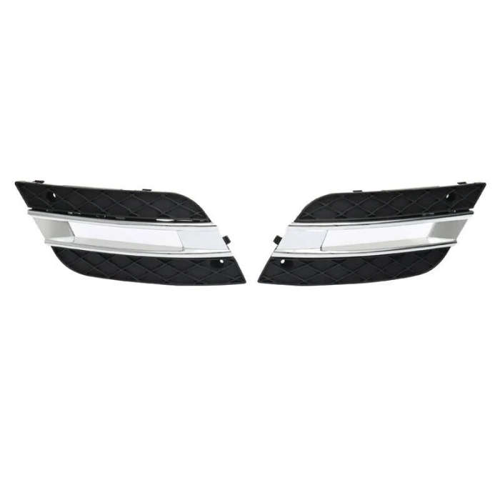 Left + Right DRL Light Cover Front Bumper Grilles for Mercedes-Benz W164 ML450 ML CLASS 2009-2011