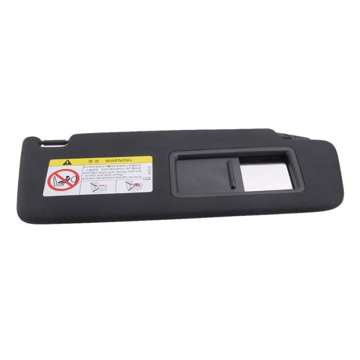 Right Side Car Interior Sun Visor Shade with Makeup Mirror Black for Golf MK7 2014-2017