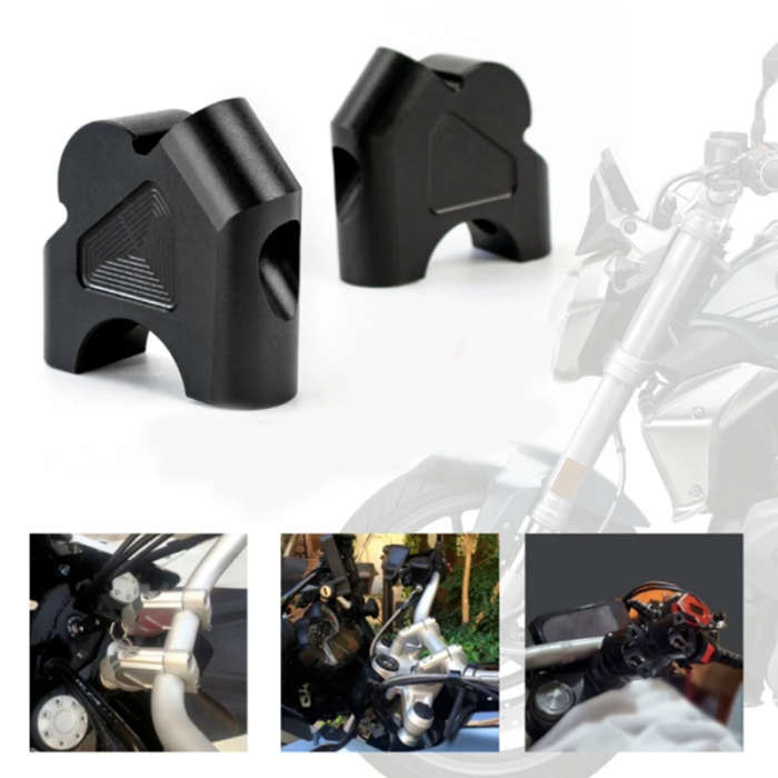 Motorcycle Handlebar Riser 32MM Drag Handle Bar Clamp Extend Adapter Universal for Honda Yamaha