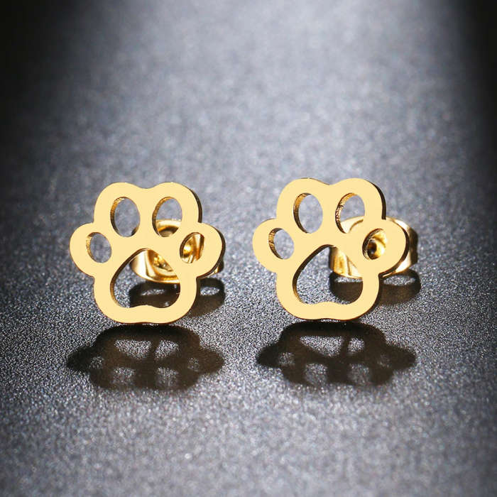 Retail Price R550 Stainless Earring Ref 4 Paw - DO NOT FADE