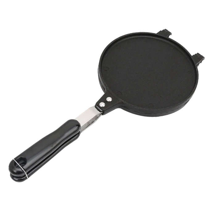 Eggs Roll Double Side Waffle Maker DIY Mold Ice Cream Gas Round Household Kitchen Baking Pan