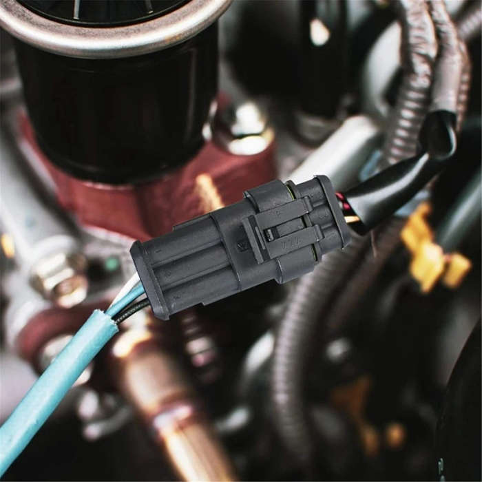 Waterproof Connectors Kit Automotive Solder Wire Quick Connector Electrical 1-6 Pin Plug