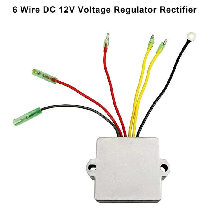 6 WIRE Voltage Regulator Rectifier 12 Volt for Mercury Mariner Outboard