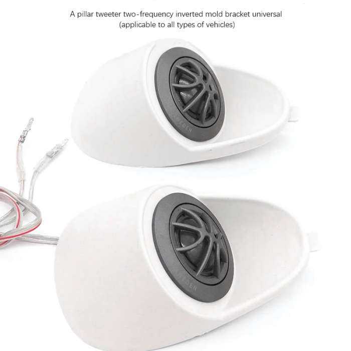 2Pcs 2.5 Inch Car Audio A-Pillar Tweeter Bracket