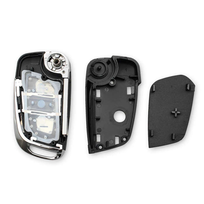 ASK Fob For Peugeot 407 307 607 HCA/ VA2 Blade 2 Buttons 433MHz ID46 Chip Modified Flip Remote Key