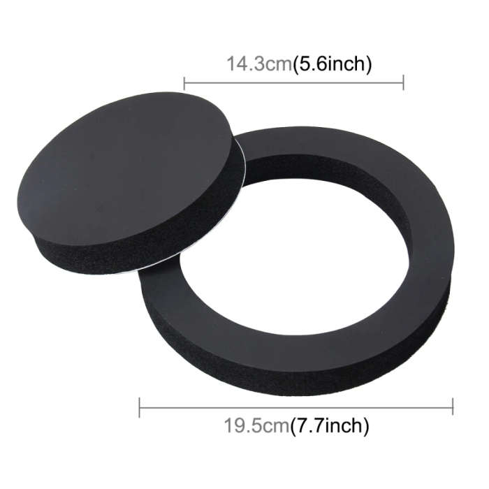 2 PCS Car Sound Insulation Speaker Soundproof Cotton with Self Adhesive