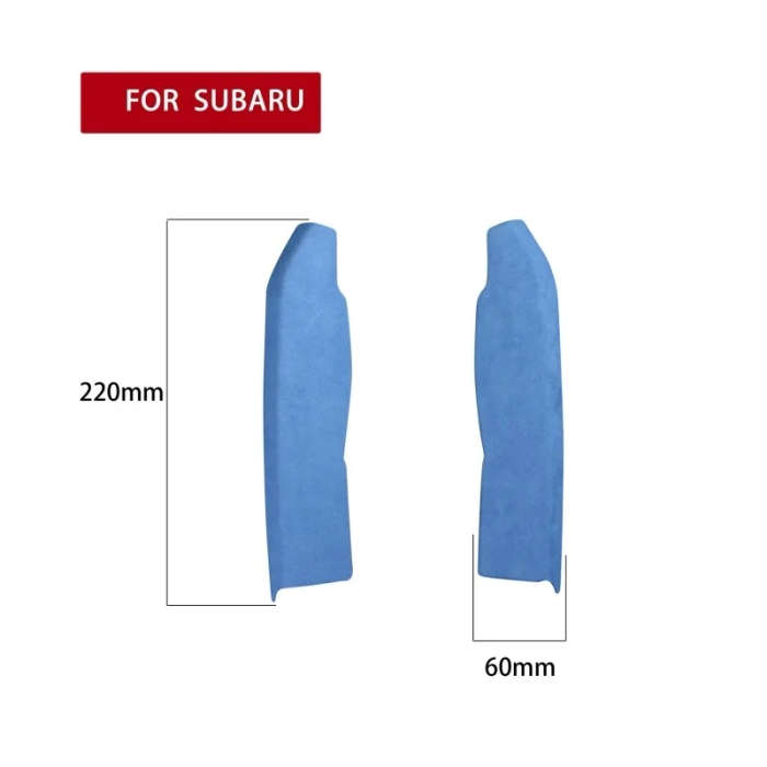 Car Suede Wrap Door Handle Frame Armrest Cover for Subaru BRZ / Toyota 86 2013 Decorate Sticker