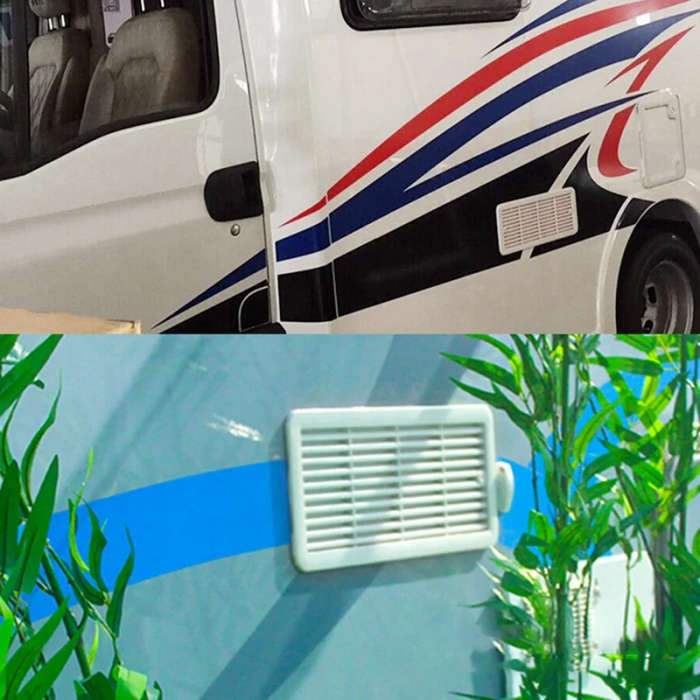RV Side-Mounted Air Outlet Cover RV Radiator Exhaust Fan RV Dust-Proof Vents for RV Trailers