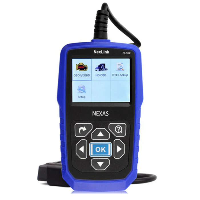 NEXAS NL102 Heavy Duty Truck & Car HD OBD2 Diagnostic Code Reader Scanner Tool