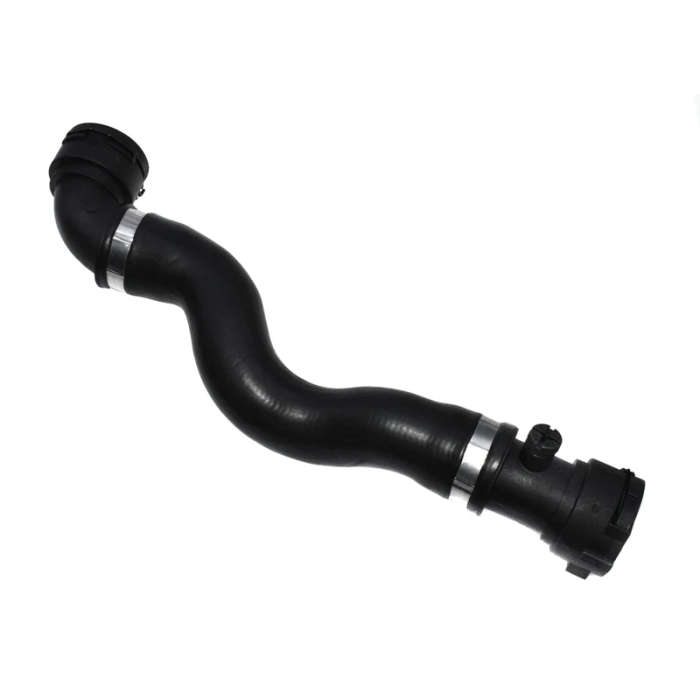 Upper Cooling System Radiator Water Hose with Bleeder Screw Fitting for BMW E39 525I 528I 530I